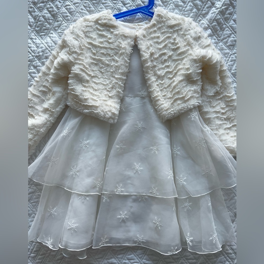Christmas dress and a blazer for girls